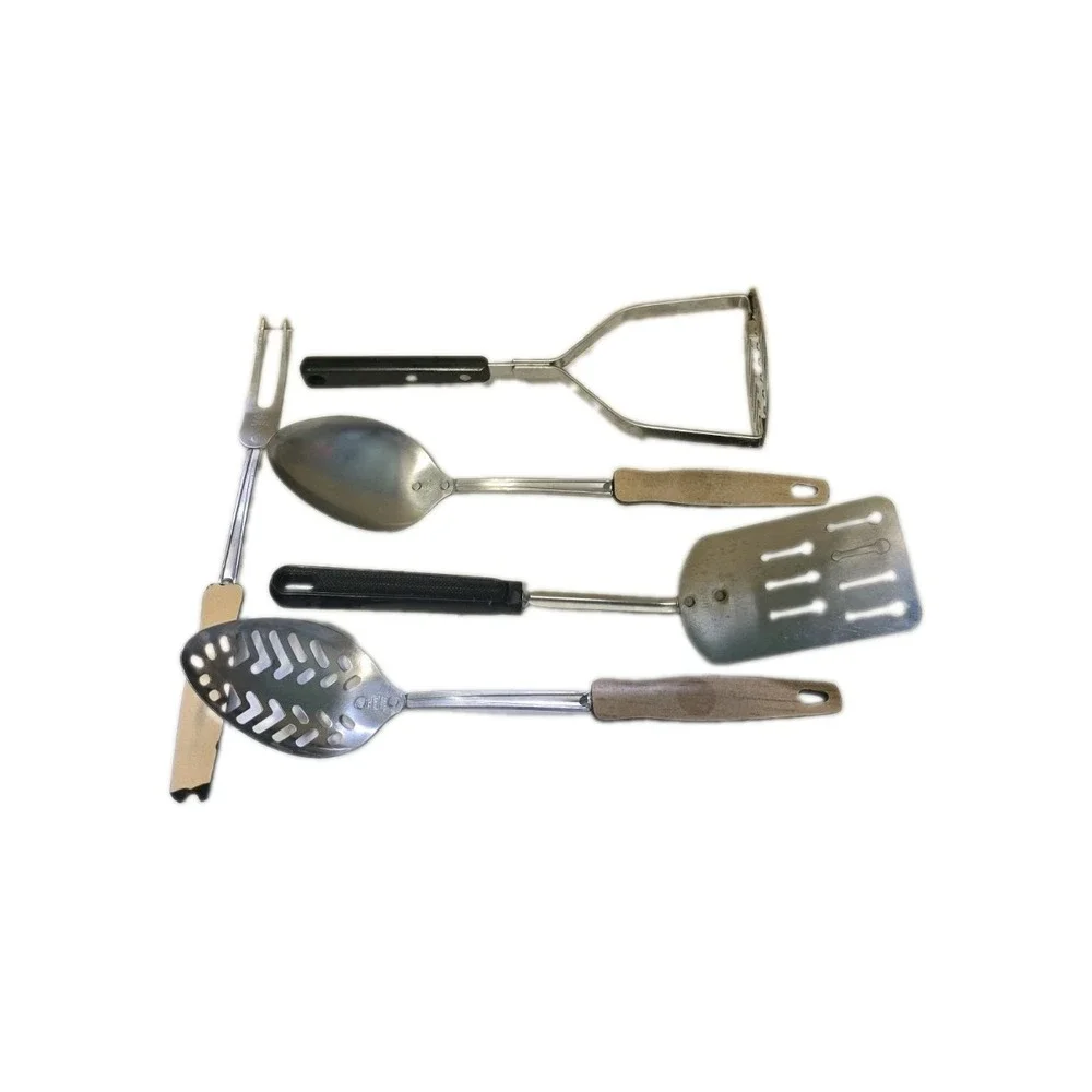 Vintage Ecko Kitchen Utensil Spatulas Spoons Masher Mixed Lot Of 5 - Picture 1 of 9